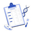 Laboratory research on dna illustrator