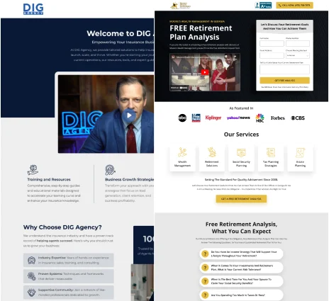 High-Converting Finance Pages