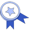 Medal with star